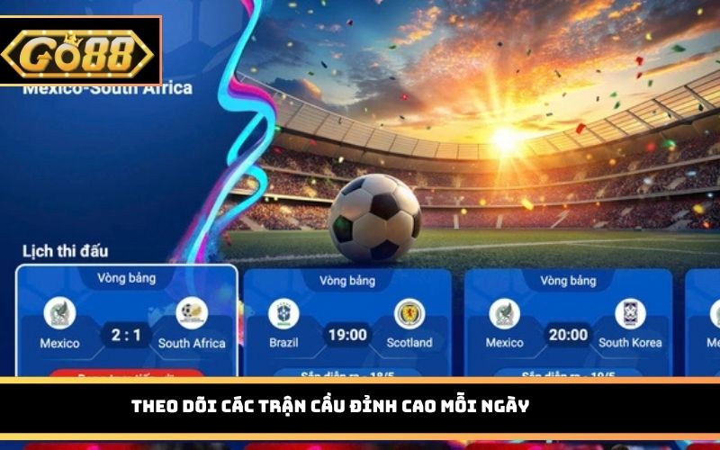 Go88 Đồng Hành Cùng World Cup 2026 – Không Khí Bóng Đá Theo dõi các trận cầu đỉnh cao mỗi ngày